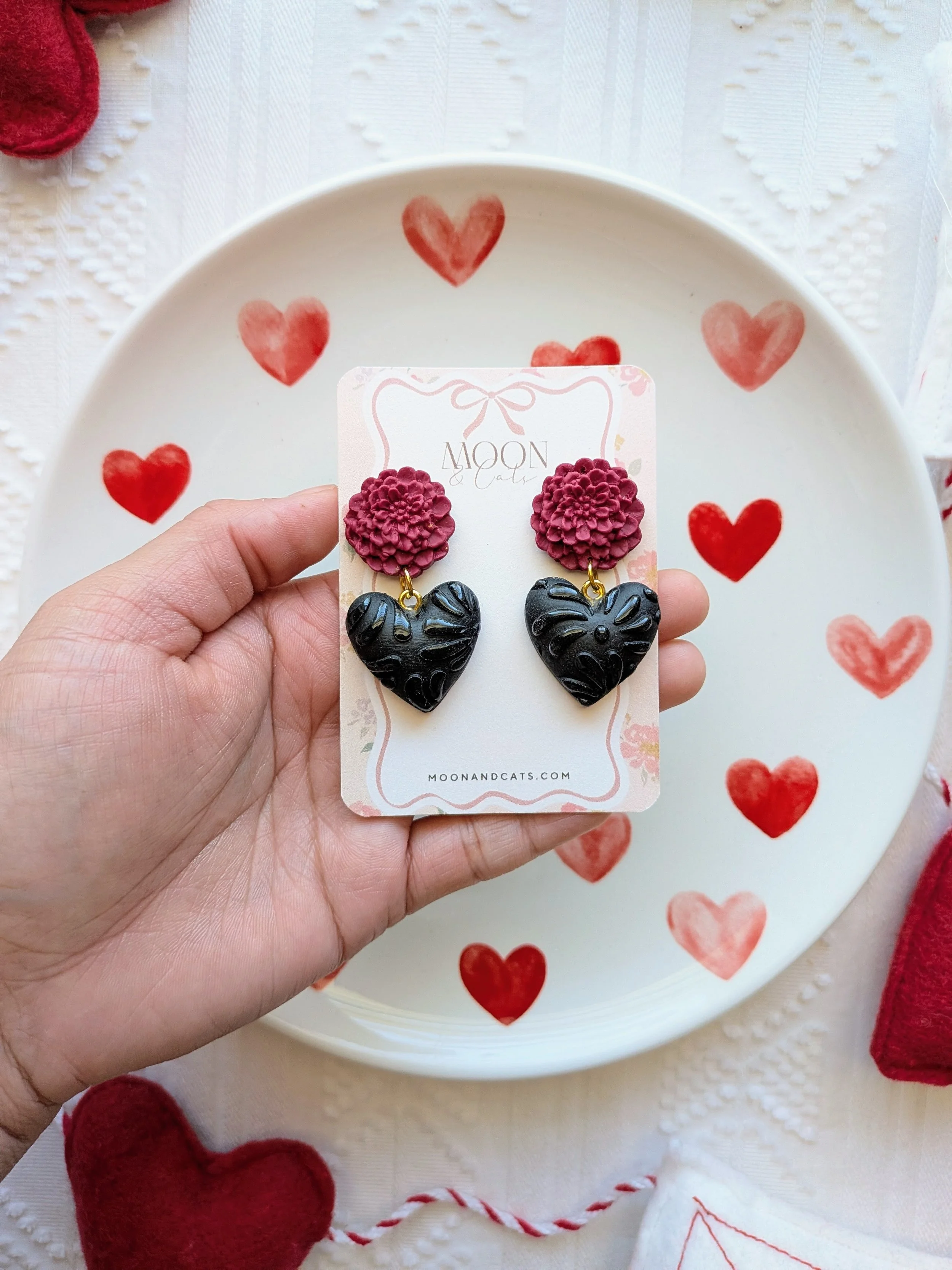 Talavera negra + Cempasúchil