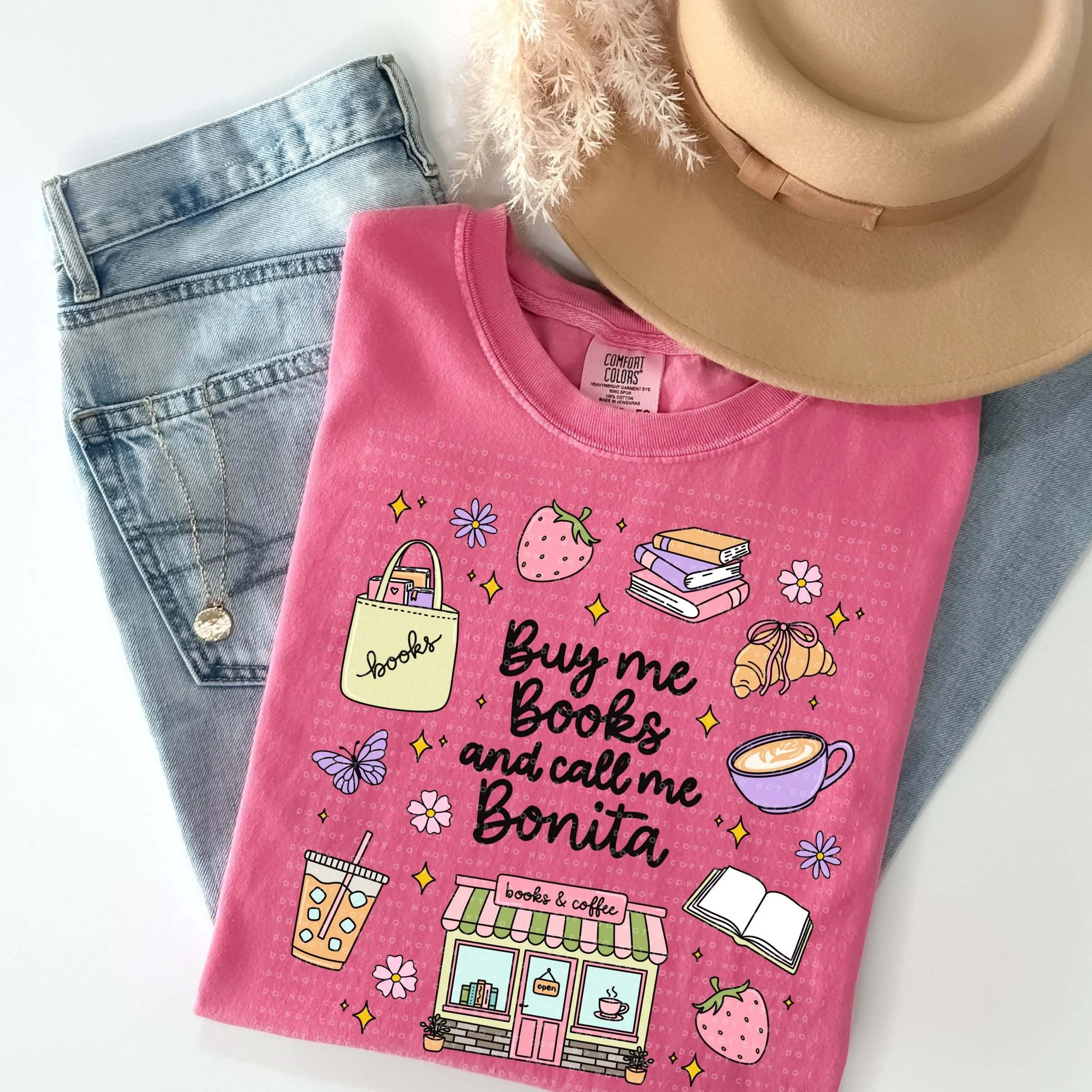 Bonita & books t shirt