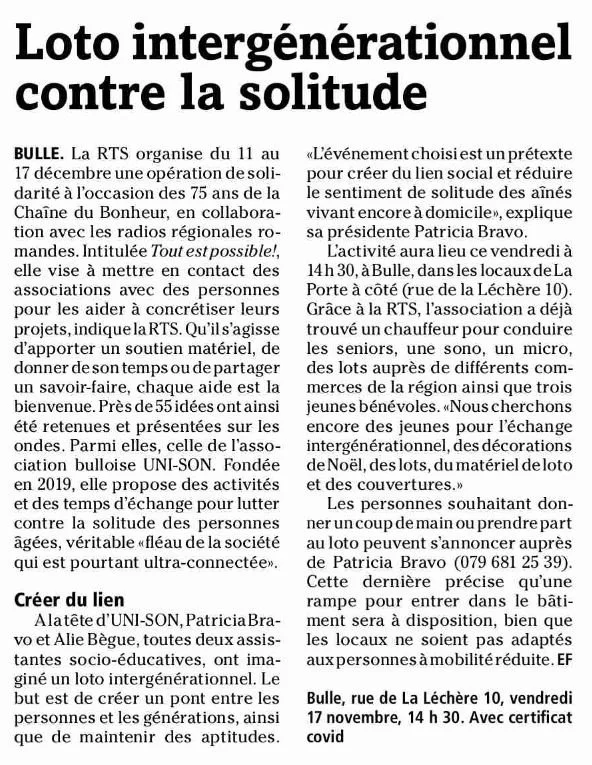 La Gruyère - 14 décembre 2021