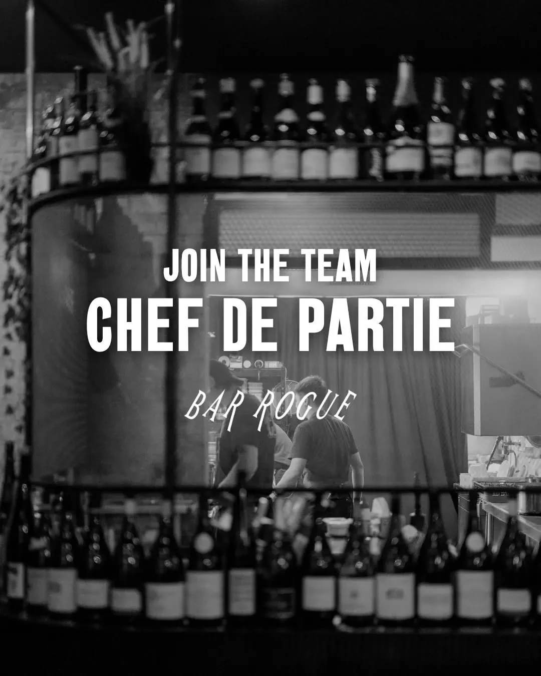 Join the team! We have a Chef de Partie role available.

10 to 35 hours per week. Email info@barrogue.com.au to apply.