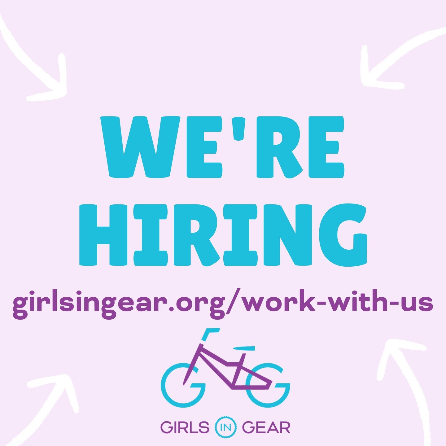 Girls in Gear is hiring! ✨

Girls in Gear is growing, and we want you to join us! We are seeking enthusiastic, hands-on, detail-oriented individuals in New Jersey, Virginia, and the greater Washington, DC, area who are fully committed to growing our 