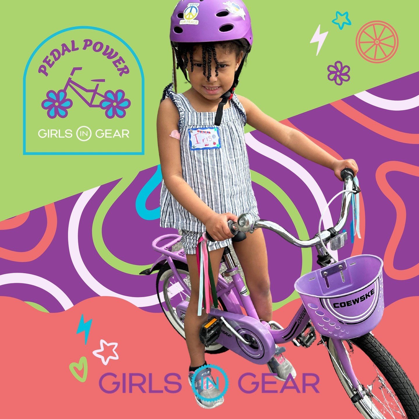 May is Bike Month! To celebrate, join us in raising money to ensure that every girl has the chance to bike safely and confidently through life. Pedal Power, Girls in Gear's annual fundraiser, is back and gearing up to empower more girls through the p