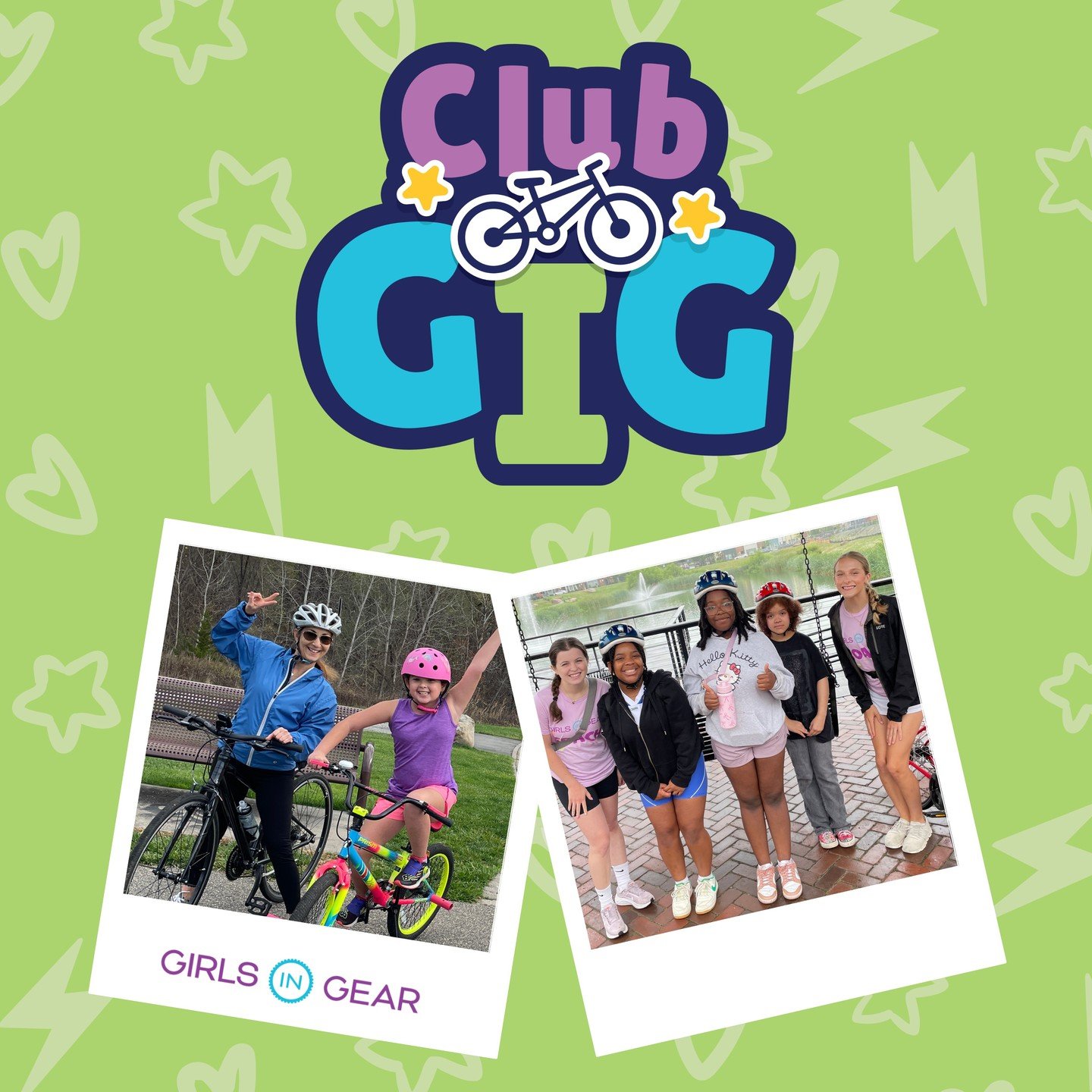 We are so excited to announce the introduction of our newest program - Club GiG - a bold new program dreamed up by our coaches and inspired by our riders!

Club GiG is an all-riding, all-the-time bike club for seasoned riders who are ready to push th
