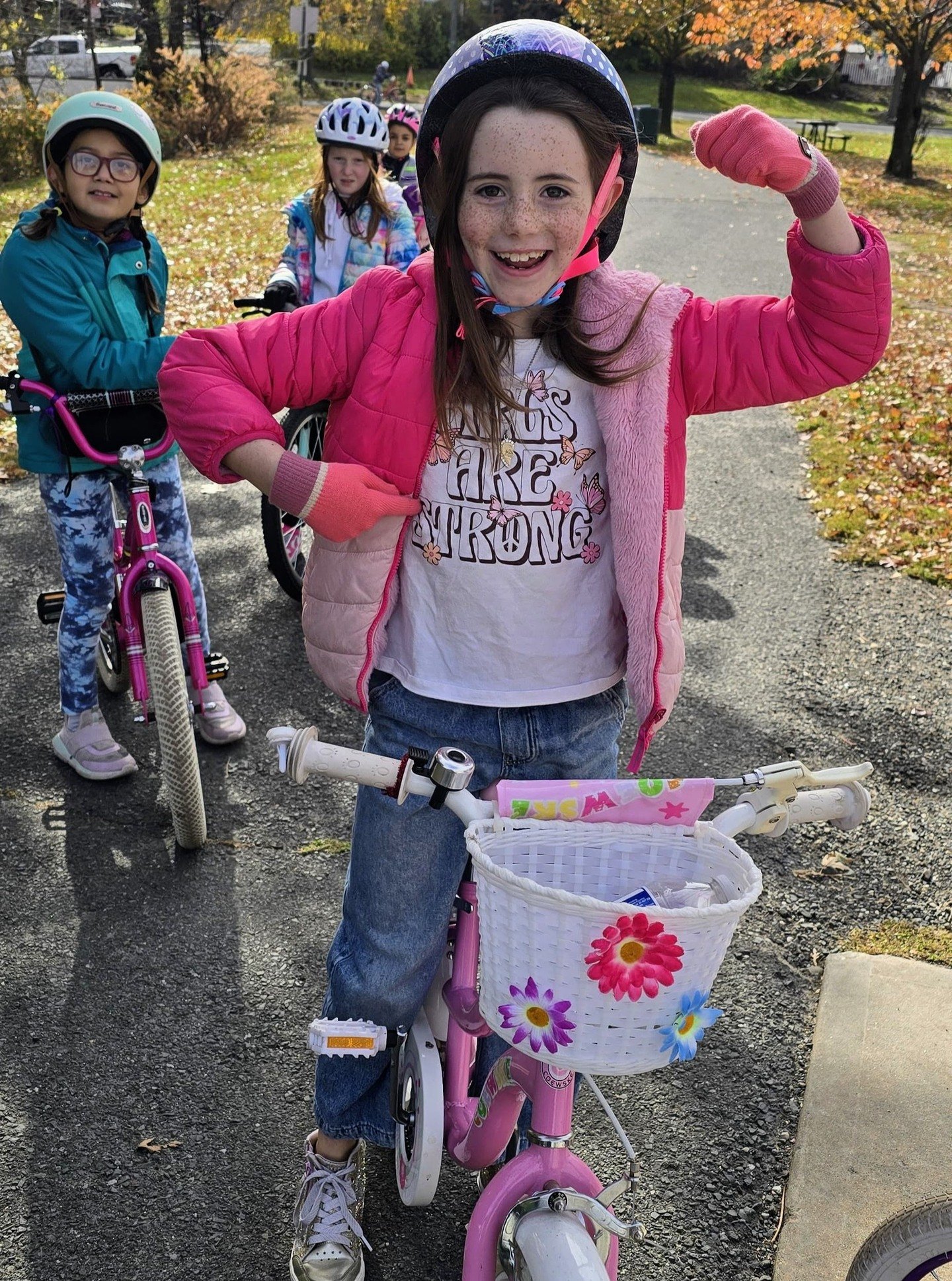 Girls are strong.

That&rsquo;s it. That&rsquo;s the message. 💪