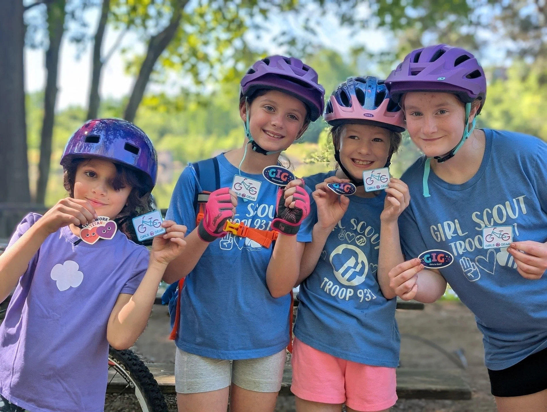 Name a better duo than Girls in Gear and the Girl Scouts. We'll wait...