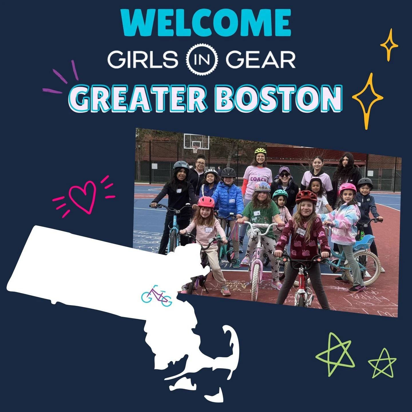 We're so excited to introduce Greater Boston Girls in Gear! From city streets to the Charles River paths, we're already loving riding alongside girls in Massachusetts as they build confidence, courage, and joy on two (three or four) wheels. Learn mor