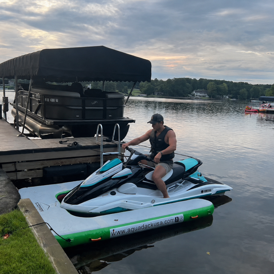 Inflatable Single Jetski Dock