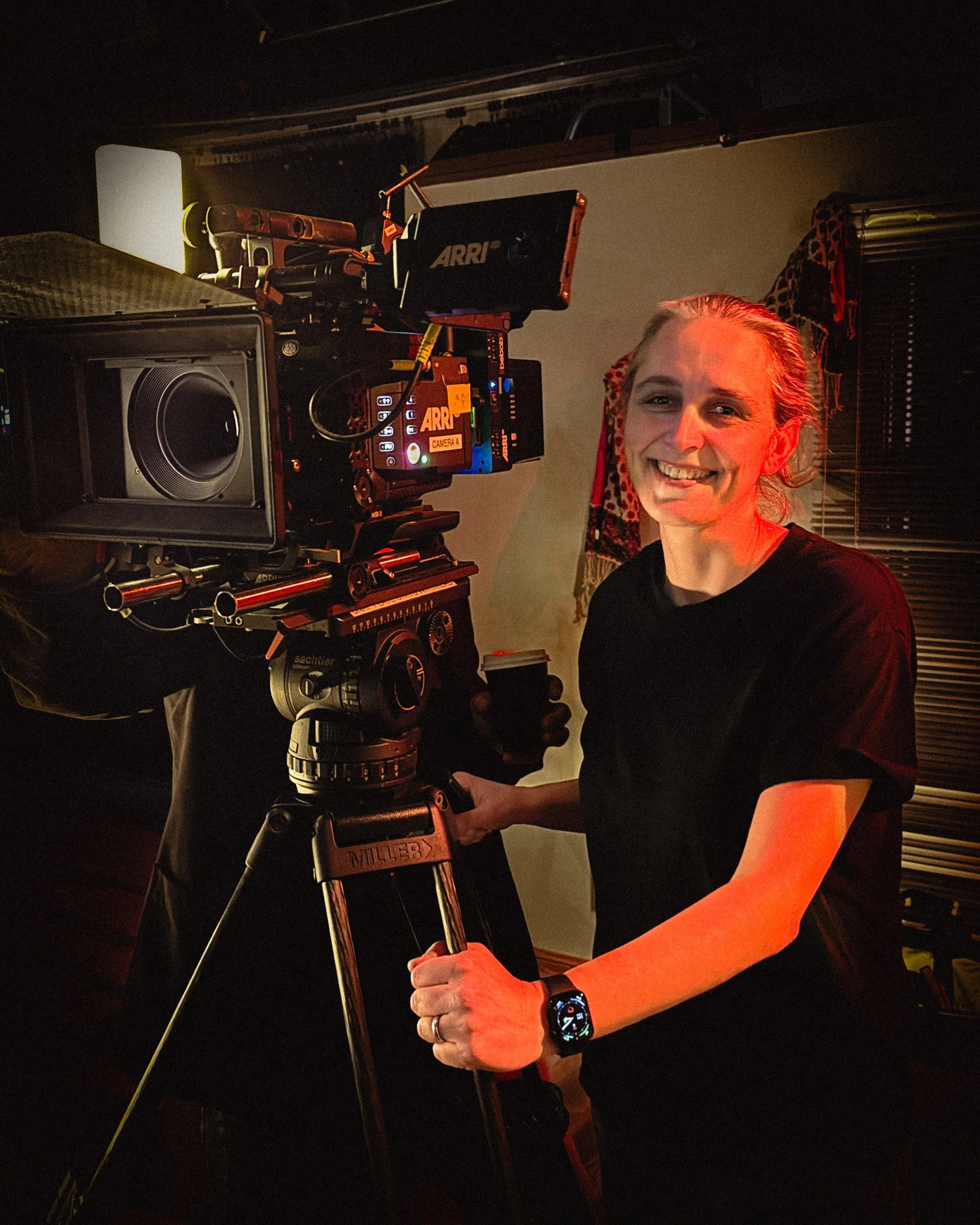 Director of Photography and Camera Operator on set of 'Knight in Shining Hi-Vis' student film (ARRI Alexa Mini LF)