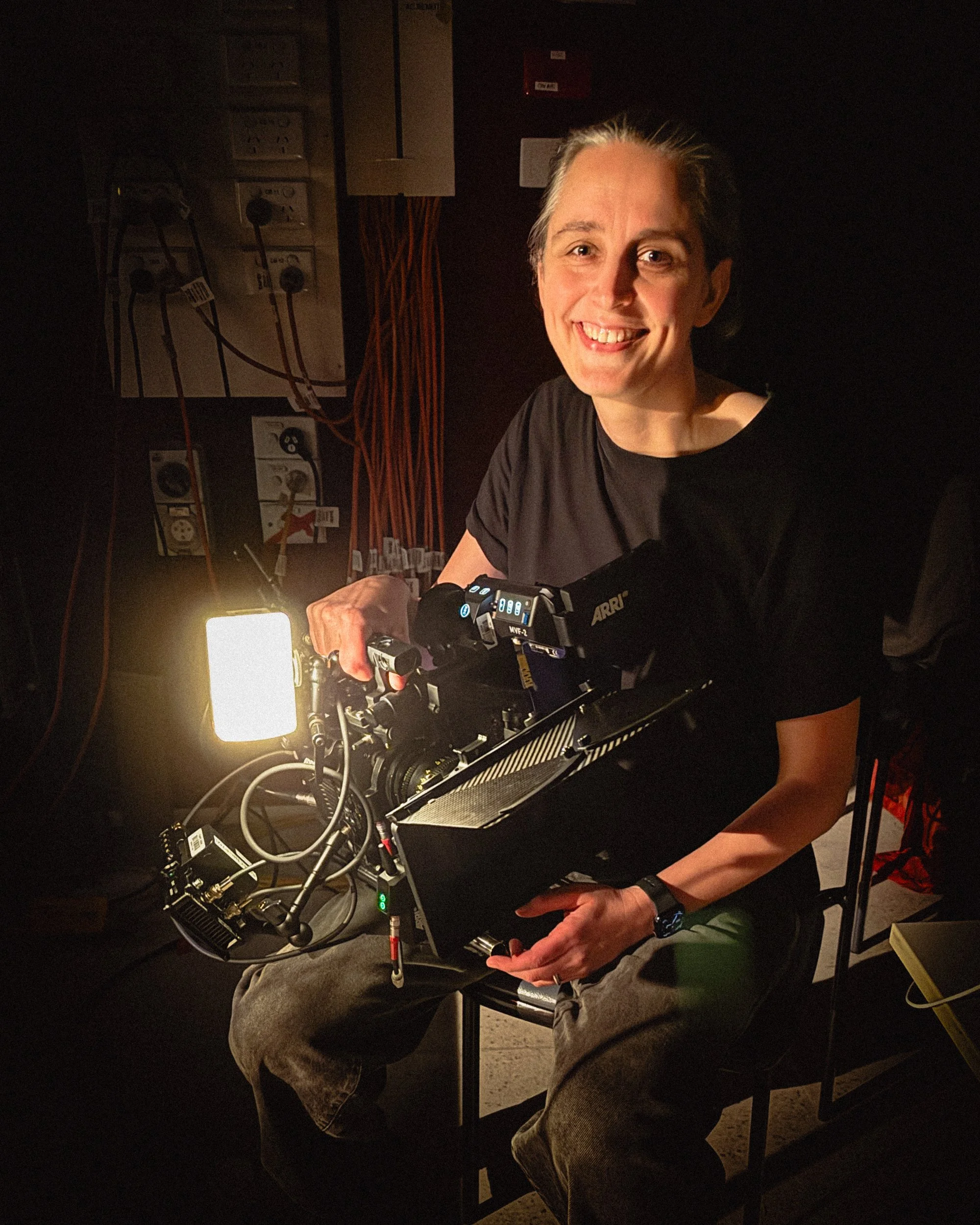 Director of Photography and Camera Operator on set of 'Knight in Shining Hi-Vis' student film (ARRI Alexa Mini LF)