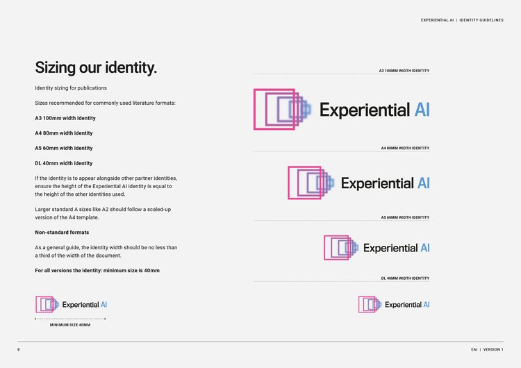 Experiential AI brand design twofifths