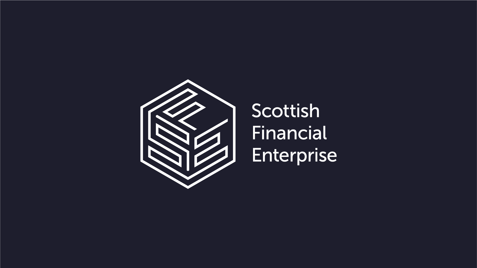 Scottish Financial Enterprise logo design twofifths design