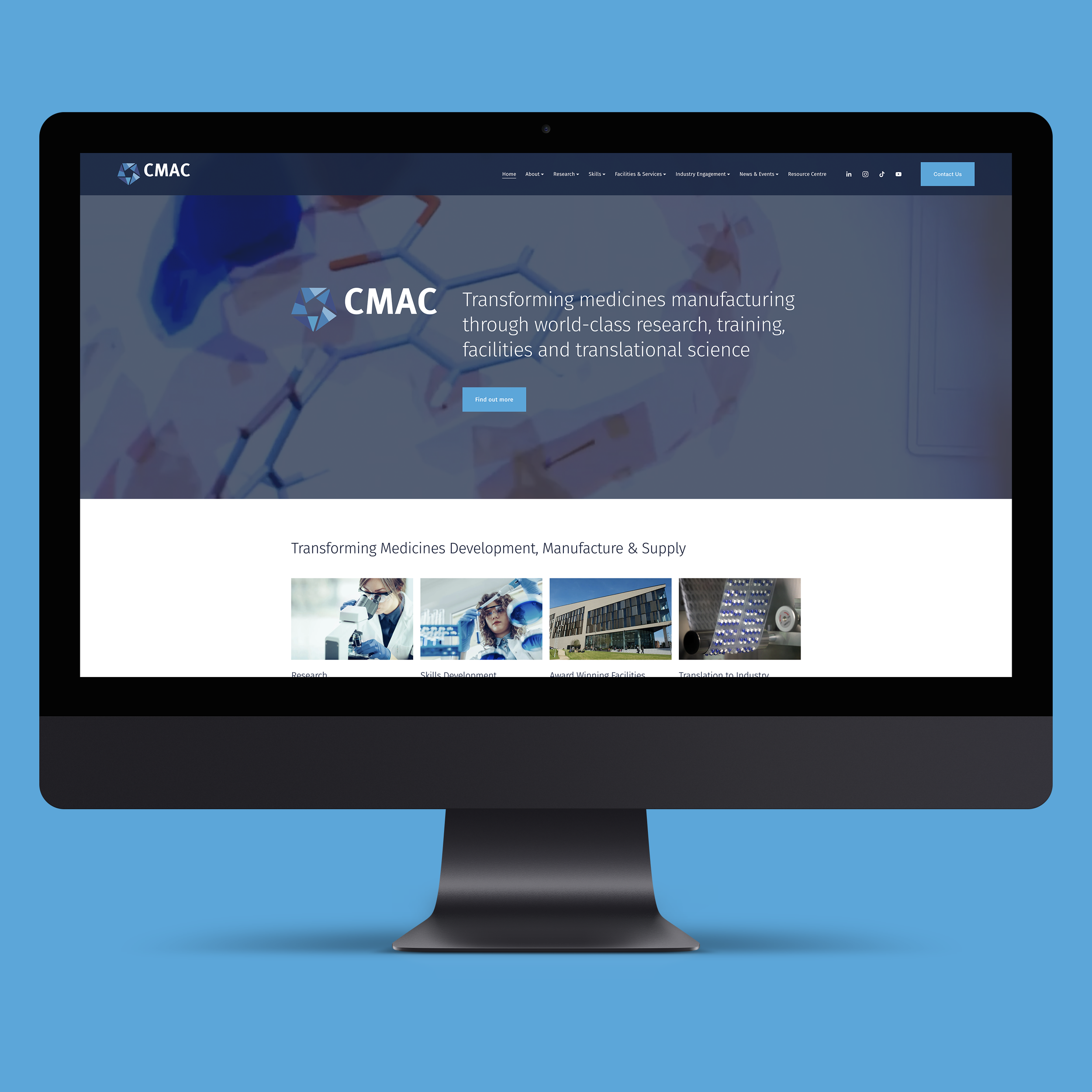 Launching cmac.ac.uk: a clear, credible home for a world-class medicines manufacturing hub