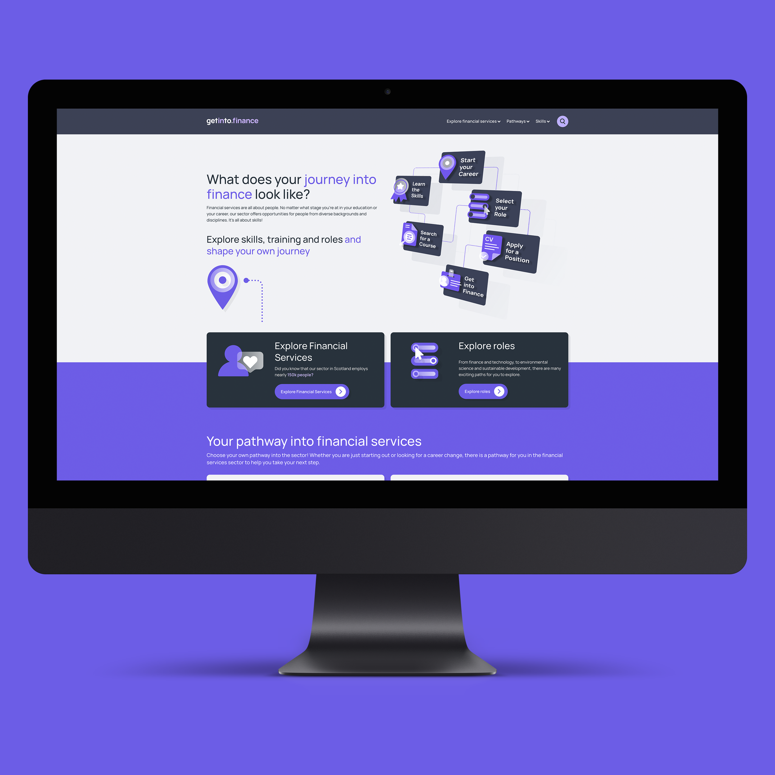 From brief to impact: getinto.finance for Scottish Financial Enterprise