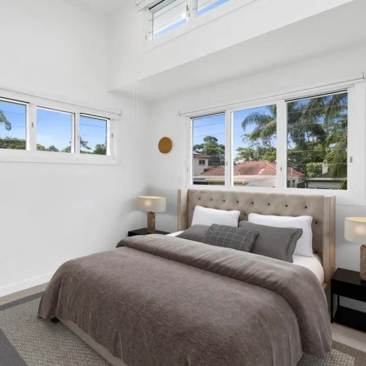 Light and airy master bedroom. Freshwater. #interiordesign #builder #design #construction #newbuild #homedecor