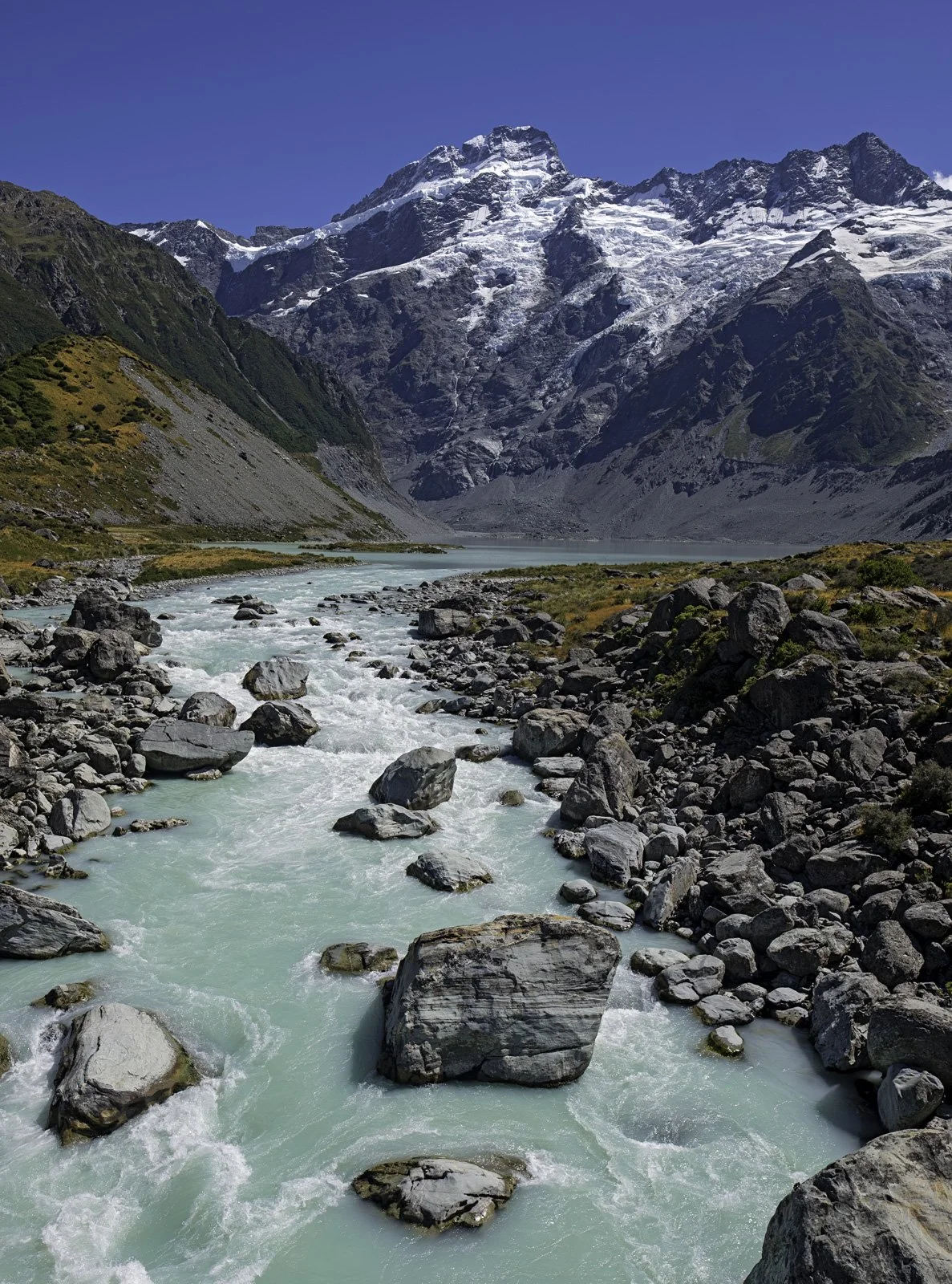 Hooker River and Mount Sefton