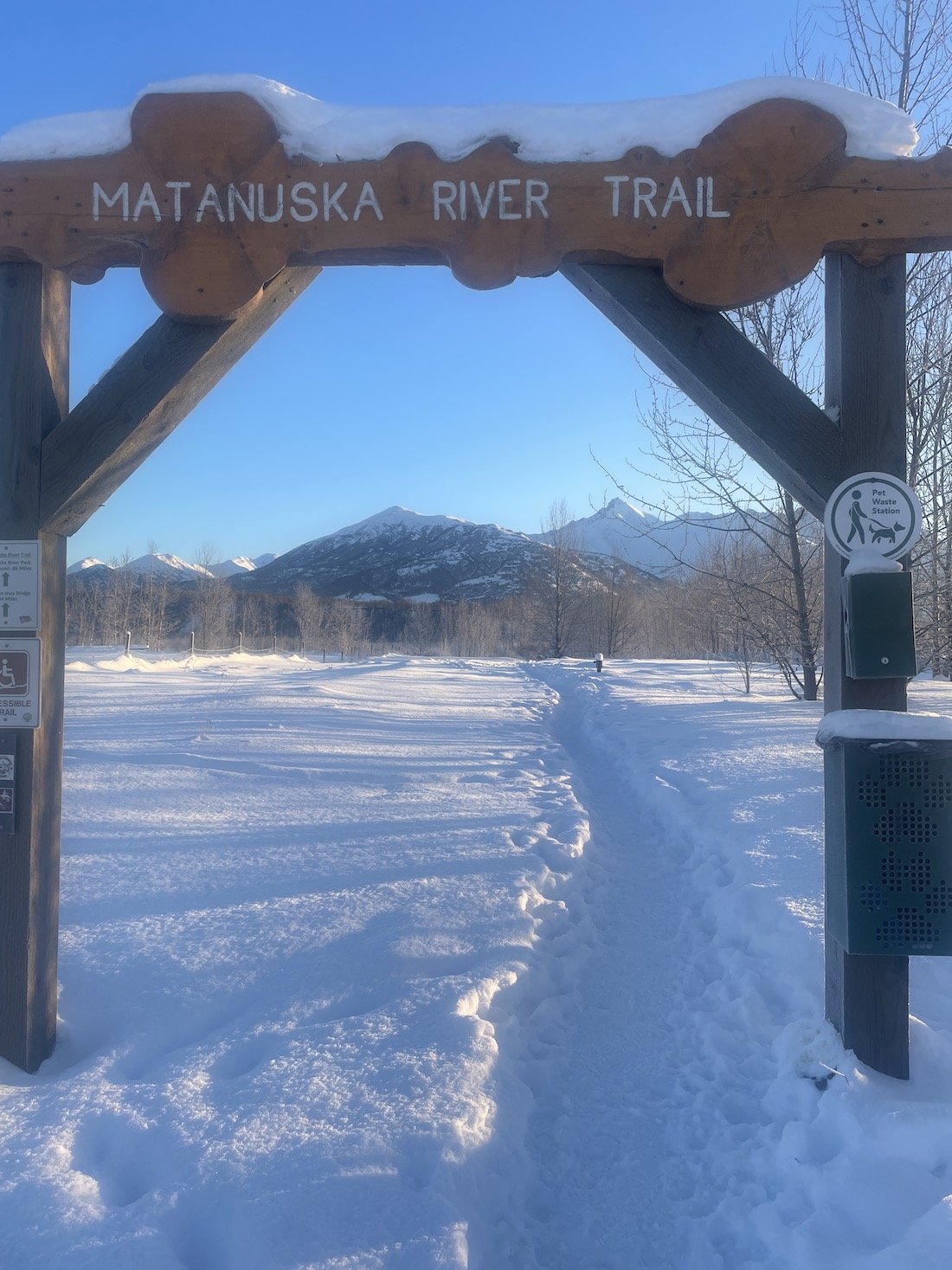 Matanuska River Park_Entrance from Gulkana St.