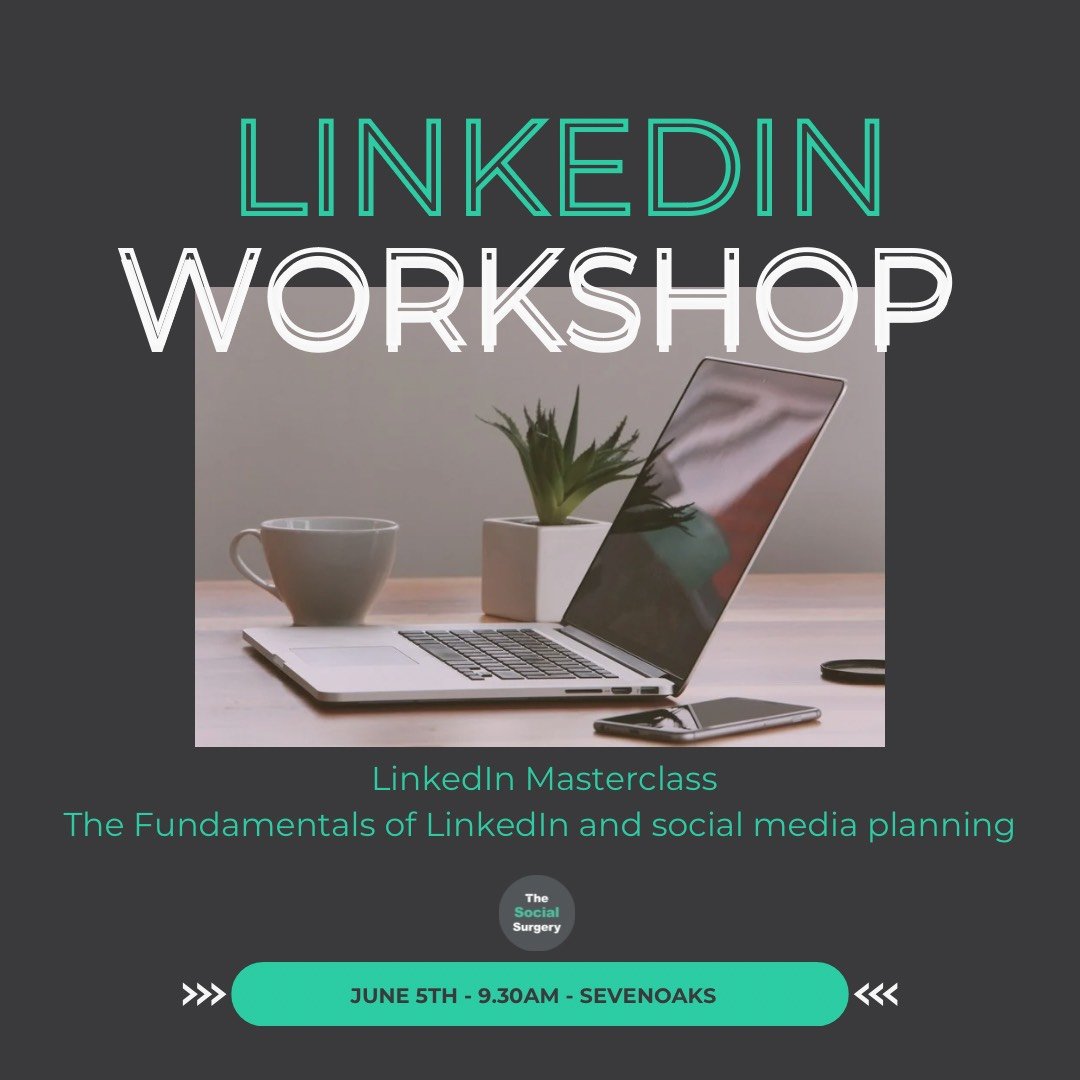 This interactive masterclass, brought to you by @thesocialsurgery will help you to expand and improve your use of LinkedIn.

You will learn the latest practices allowing you to engage with customers in this social arena, to generate business leads an