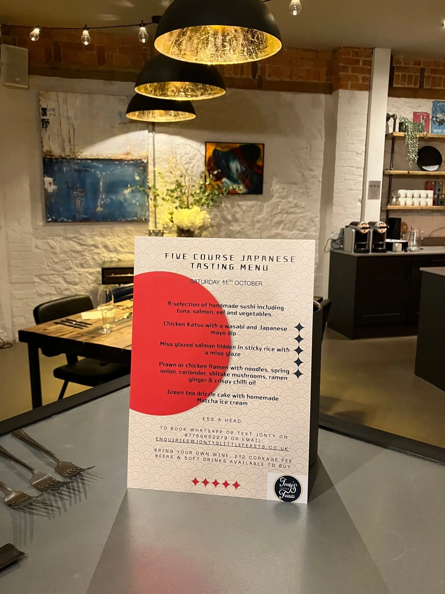 Throwback to our very first supper club with @jontys_little_feasts celebrating the incredible flavours of Japan.

Guests enjoyed a delicious five-course meal showcasing authentic Japanese dishes and Jonty&rsquo;s creative flair.

Stay tuned for more 