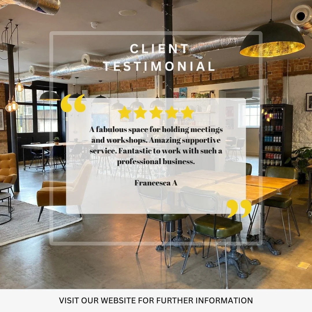 We still get excited whenever we receive positive feedback.  It's what keeps us doing what we do and we really appreciate it when someone takes the time to write a review.

#testimonials #venuehire #venuehire #meetingsandevents #kent #coworking #hotd