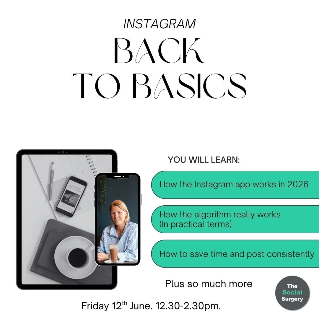 Instagram Back to Basics with The Social Surgery