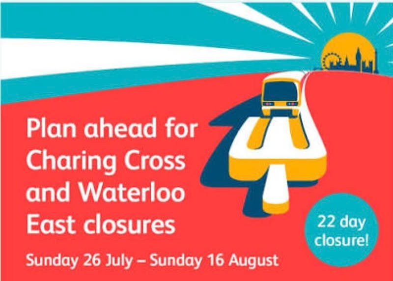 Are Charing Cross and Waterloo East station closures making life tricky?
 
We can help.

Book a hot desk here for the day and enjoy complimentary tea and  coffee, great WiFi, oh...and lovely aircon.

It's a no brainer!  Our website has all the detail