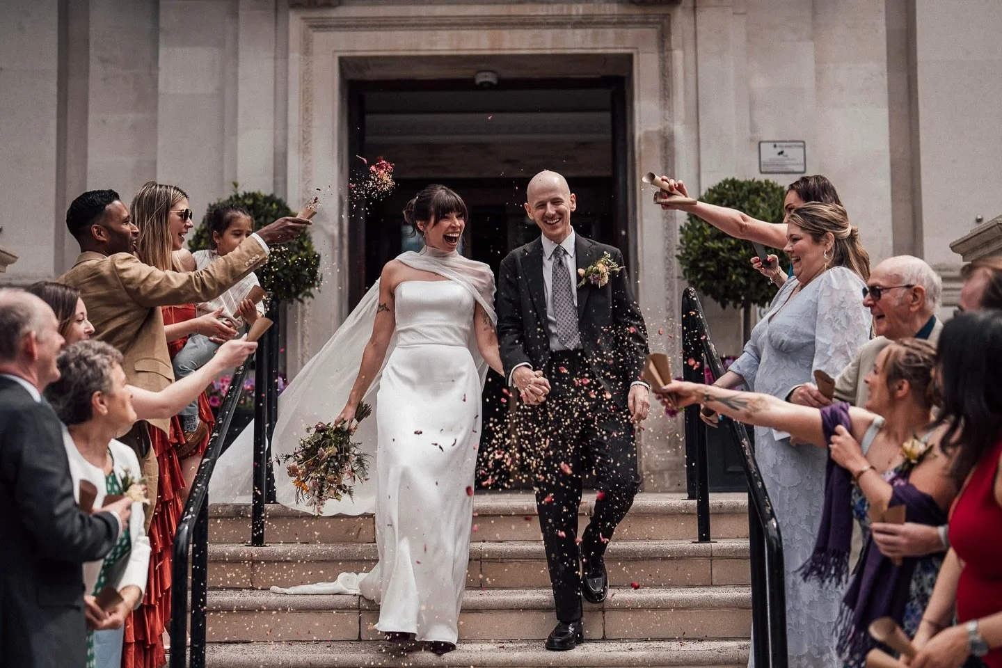 Alex + James after their beautiful ceremony at @sayidoislington.
.
.
.
.
.
#londonweddingphotographer #islingtontownhall #islingtontownhallwedding #islingtonwedding #londonweddingphotography
