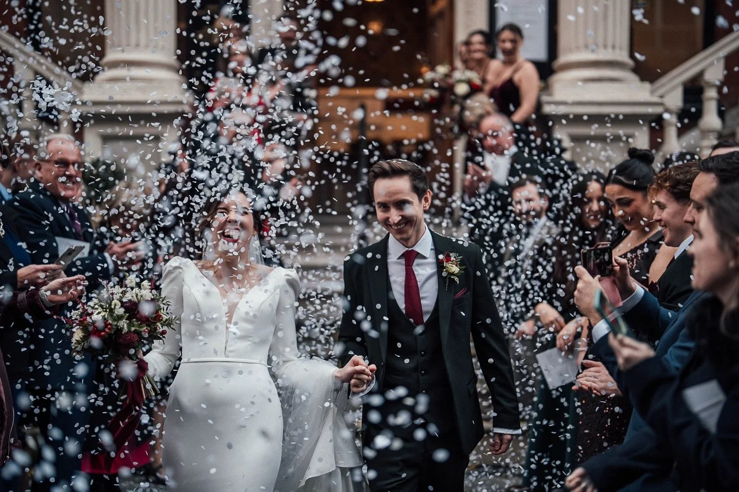 Another from Angharad + Ciaran&rsquo;s wonderful wedding day at @eglwyscanolllundain and @hotelmarylebone.
.
.
.
.
.
#londonweddings #londonweddingphotographer #marylebonewedding #londonweddingphotography #londonwedding