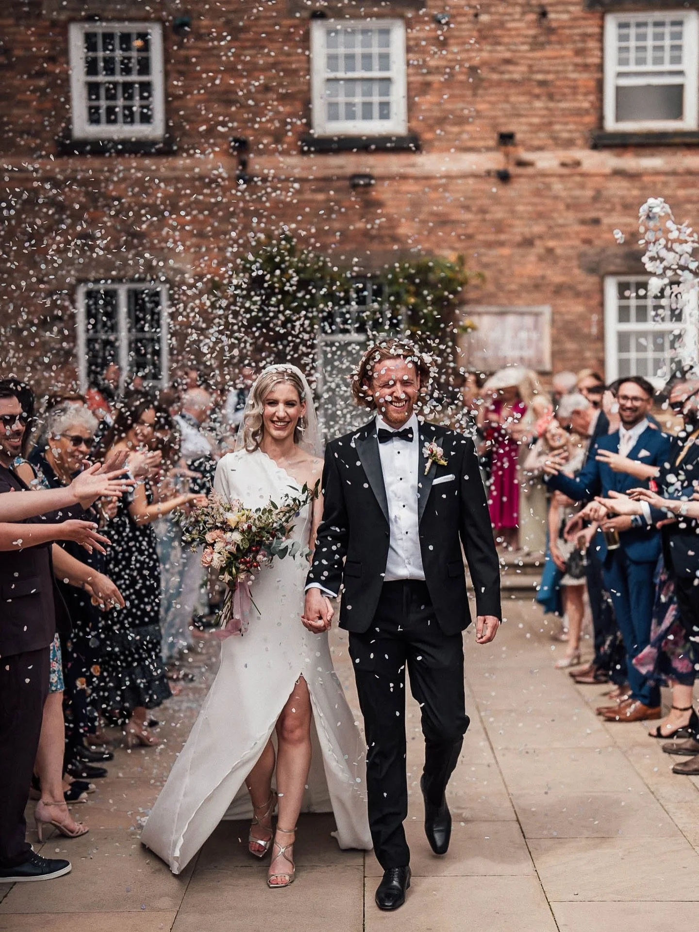 Another from Kat + Elliot&rsquo;s beautiful wedding at @thewestmill.
.
Hair - @hairandmakeupbysaskia
Makeup - @josephinewaymua
Dress - @alongcameevebridal 
Flowers - @bloomsofbelvoir 
Entertainment - @ryannoonpiano &amp; @hipsterband_uk 
Venue - @the