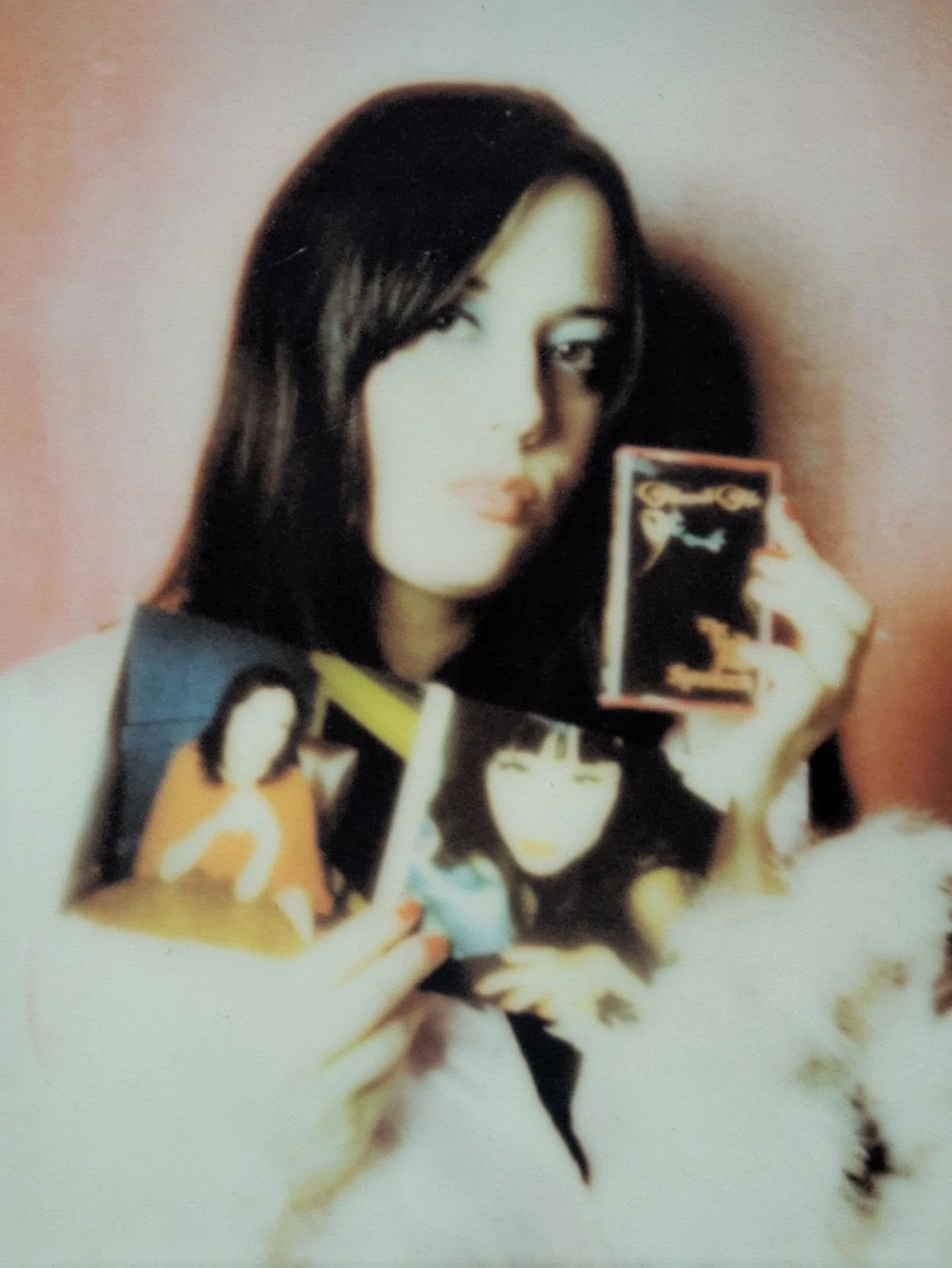 Ah! It brings me so much joy to have my very own physical release of "The Veil Has Spoken EP" 🌙 ✨ Very limited edition CD's and Cassettes are now available via my website shop. 

#Polaroids by @whyareyoubeingweirdwithme