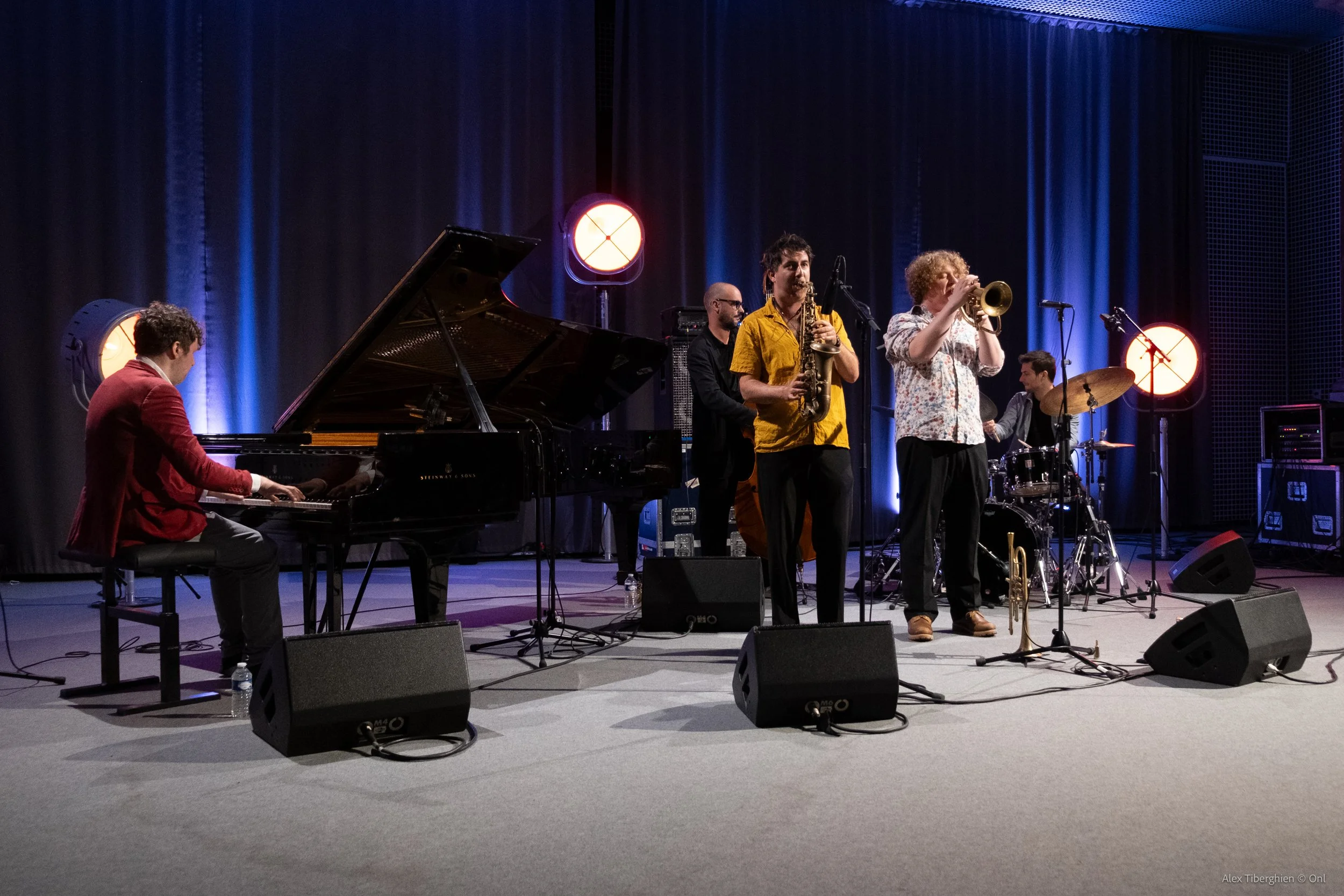 Dave Bristow Quintet at Lille Piano(s) Festival, June 2025. Photograph credit: Alex Tiberghien. 