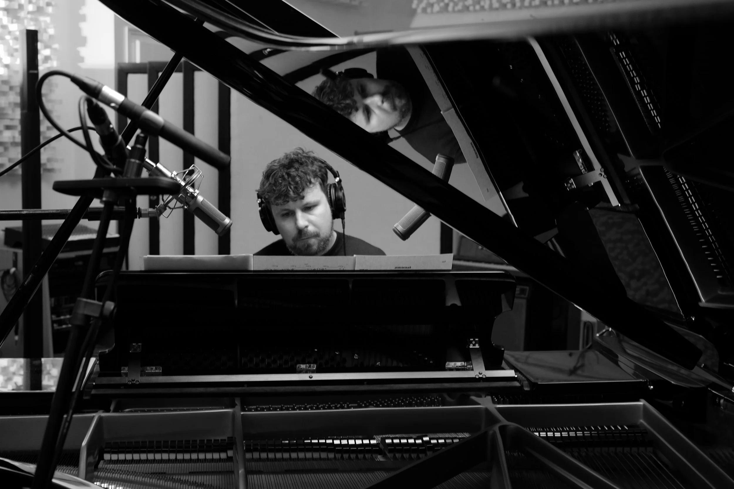 Dave Bristow at Studio de Meudon, November 2024. Photograph credit: Héloïse Beaudufe.