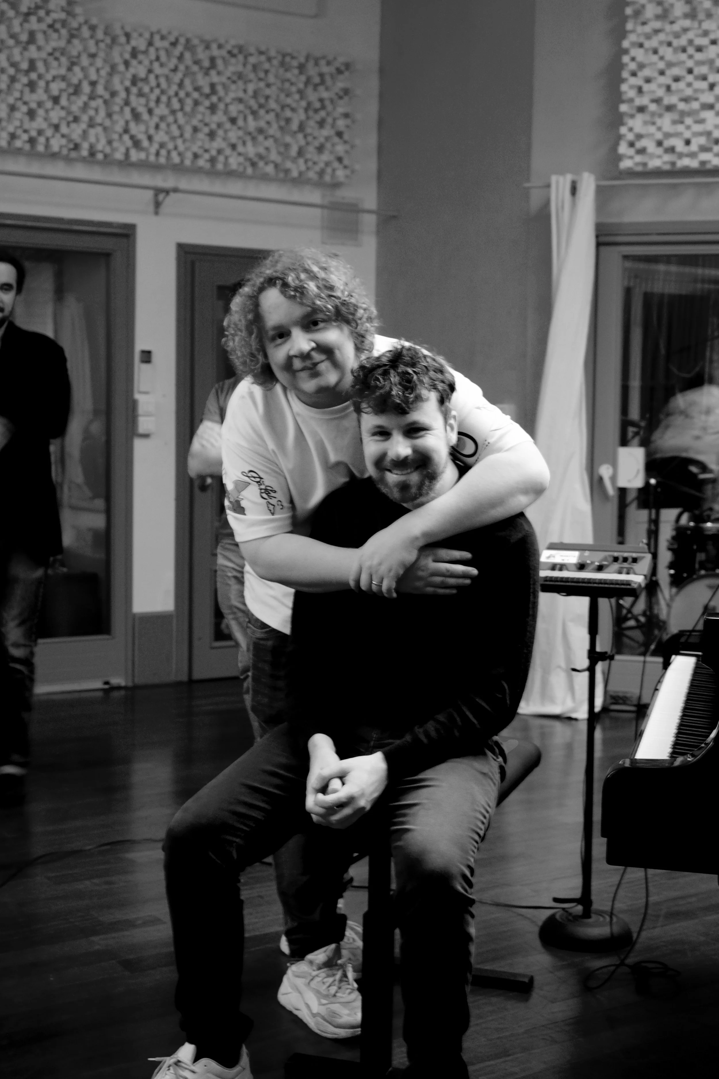 Dave Bristow at Studio de Meudon, November 2024. Photograph credit: Héloïse Beaudufe.