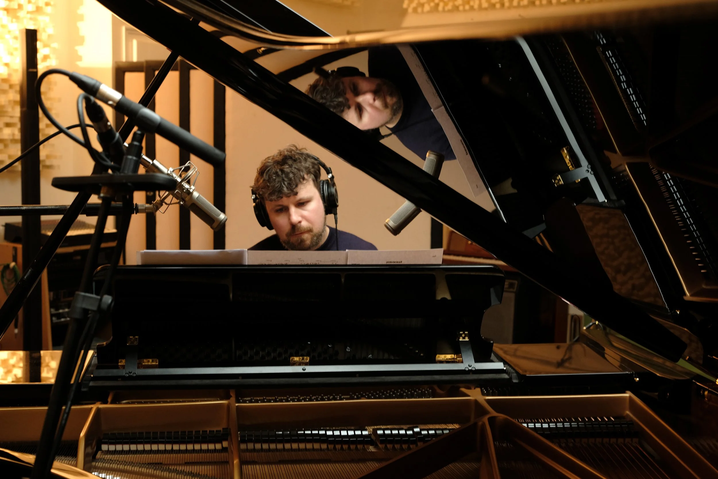 Dave Bristow at Studio de Meudon, November 2024. Photograph credit: Héloïse Beaudufe.