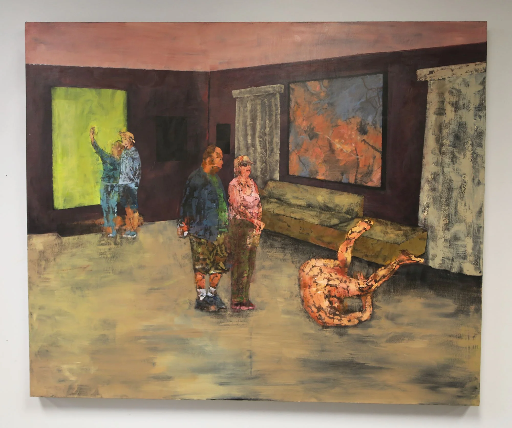 Do You Speak. 60x72", acrylic, 2022.