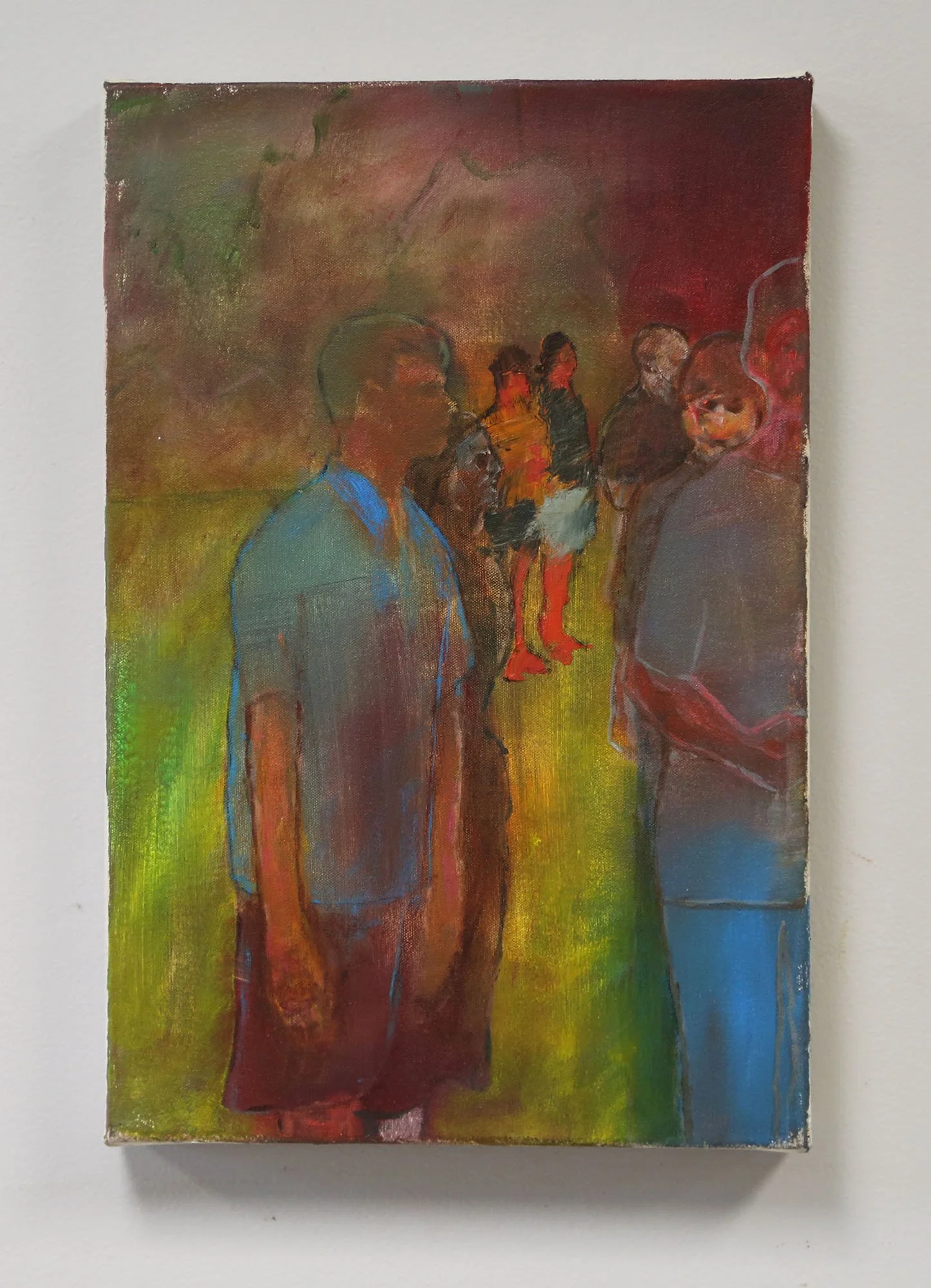 Green. 18x12”, acrylic on canvas, 2025.