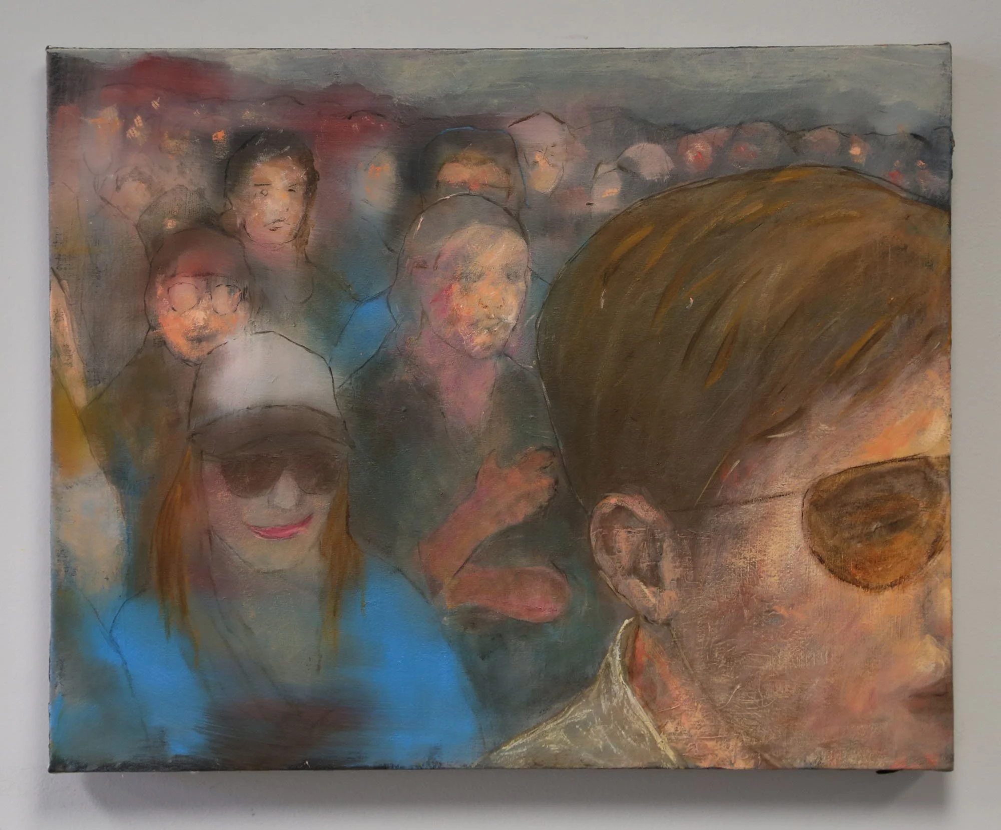 Shade. 24x30”, acrylic on canvas	, 2025.
