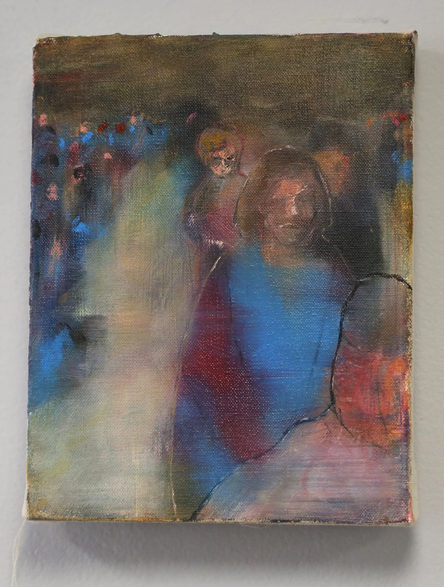 The Floor, 12x10”, acrylic on canvas, 2025.