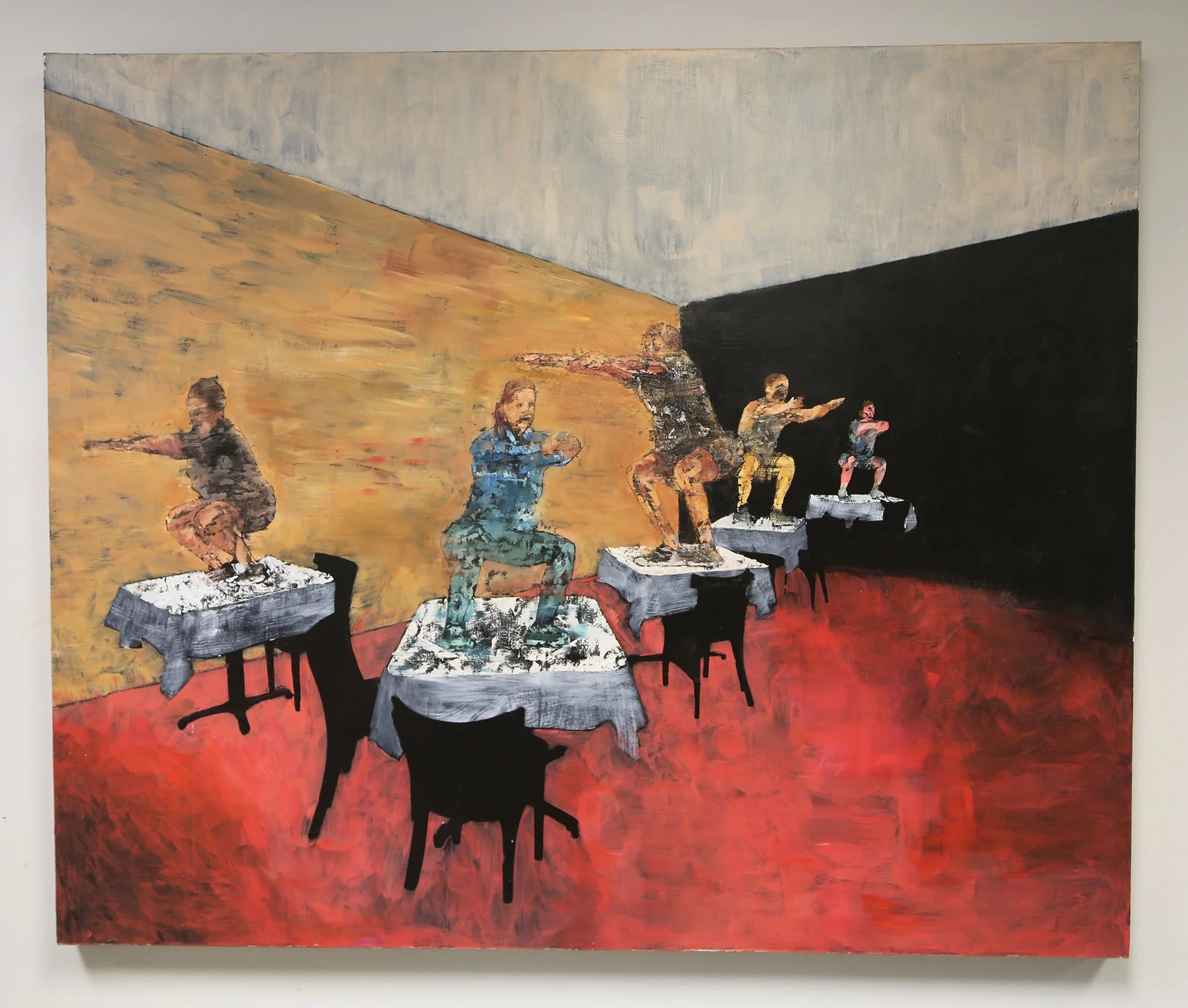 Take My Order. 60x72", acrylic, 2022.