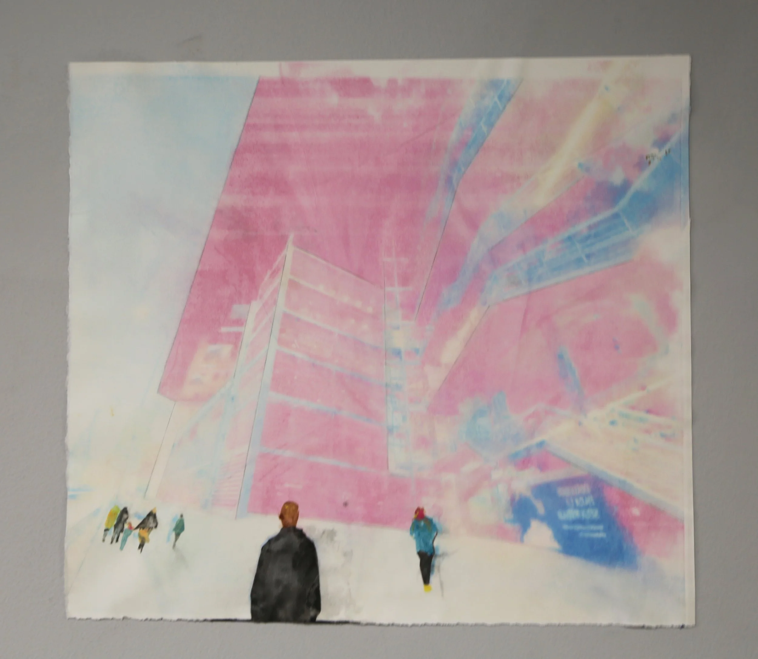 Small Big Small. 18x20", monotype, 2026.
