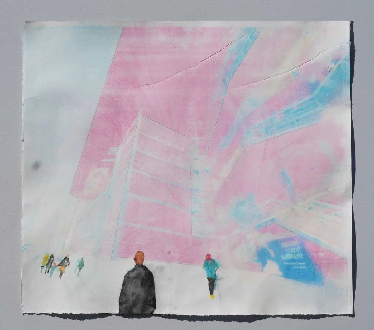 Small Big Small. monotype, 18x20", 2026.