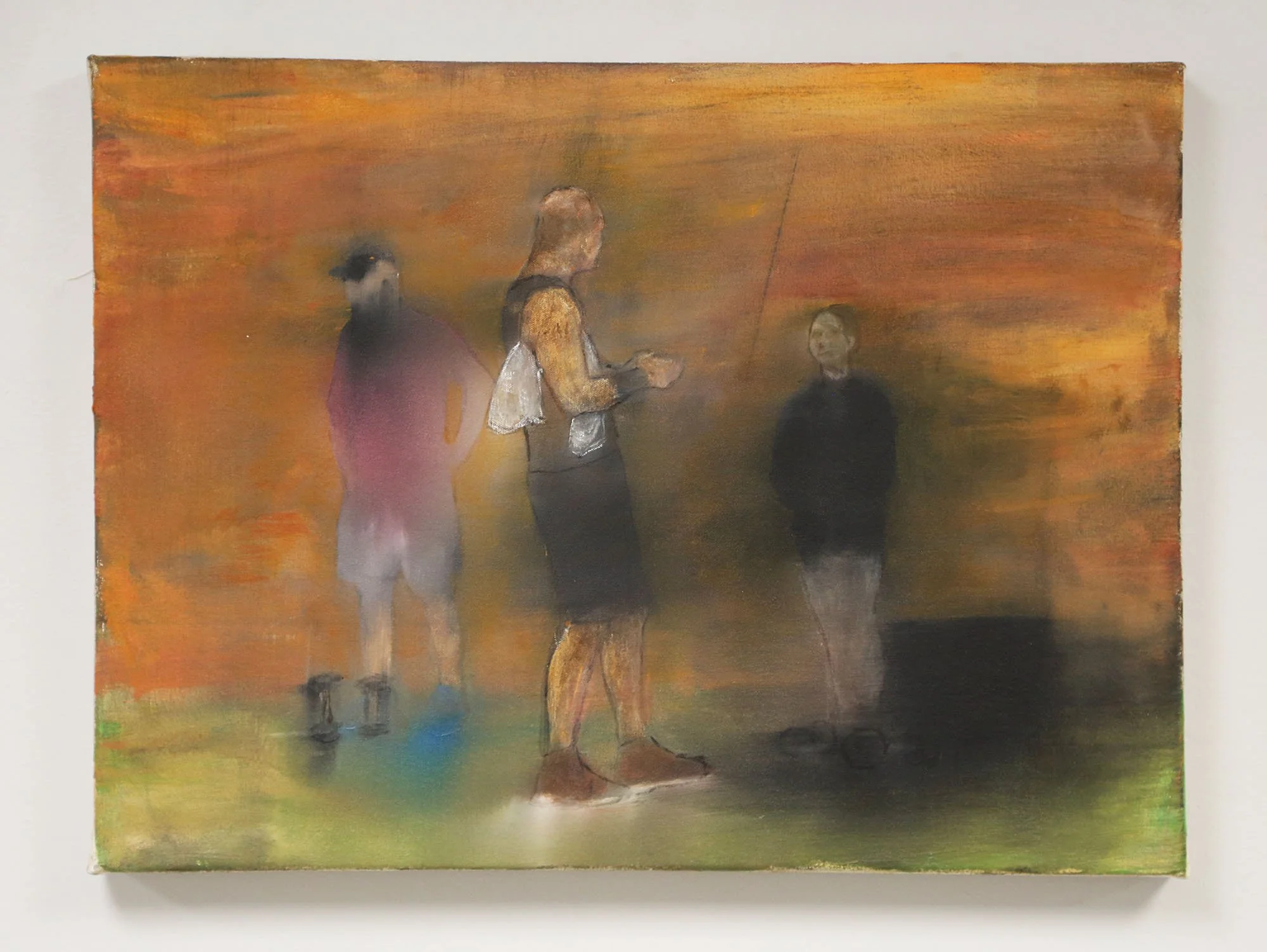 Do You Work Out? 18x24", acrylic on canvas, 2025