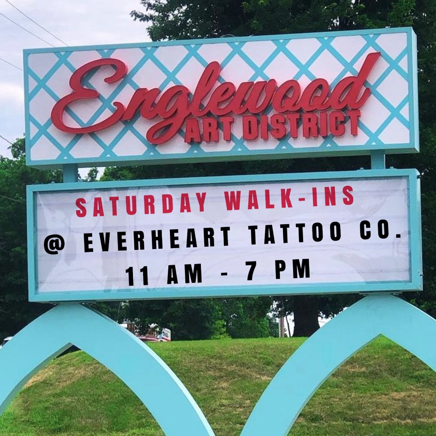 🌟 Walk-Ins Saturday 🌟

Looking for a convenient way to get the tattoo you need? We&rsquo;ve got you covered! Our doors are open for walk-ins this Saturday! 

👨&zwj;🎨 Walk-In Artist: @tattoosbysammy 

🕘  Hours: 11am - 7pm 

📍 Location: @everhear
