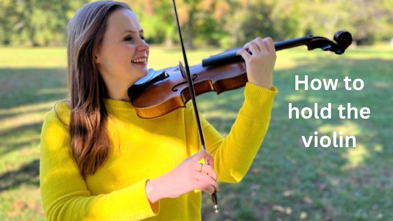How to hold the violin and position your left hand