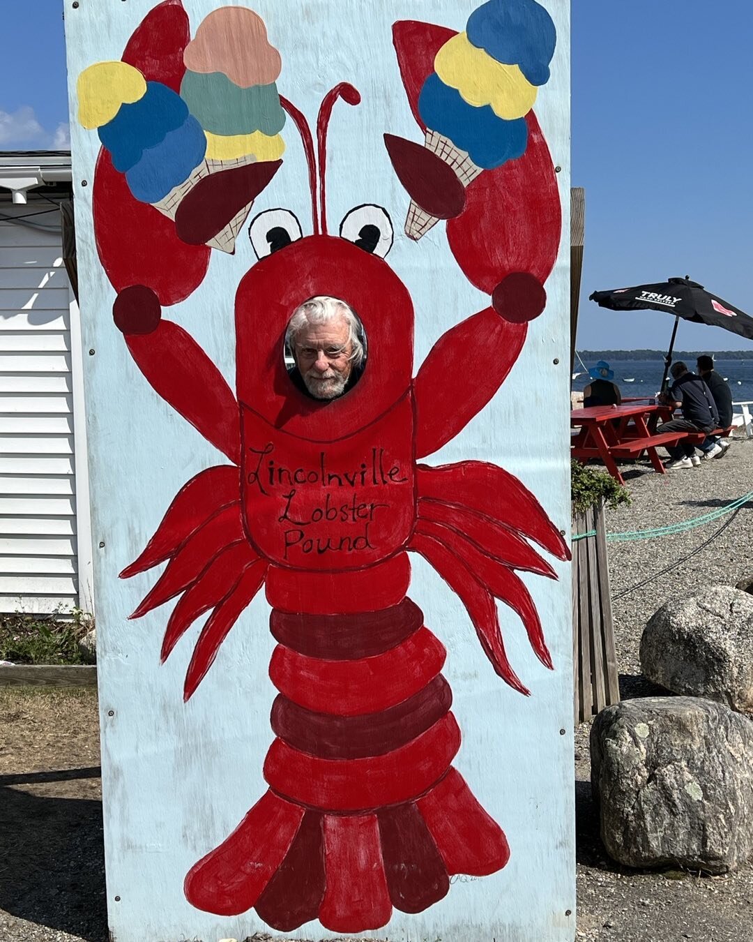 Everything but lobster Maine Media Workshop. Here&rsquo;s my lobster. Breaking the rules. #mainemedia