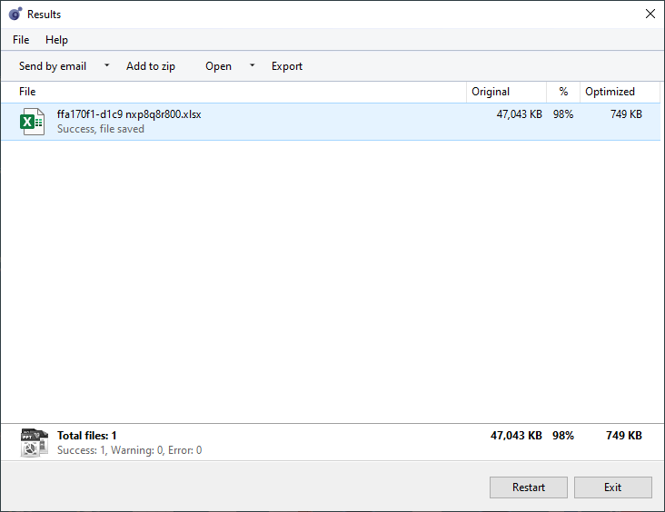 See why your excel file is so large how to compress excel files 