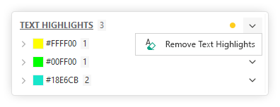 The Remove Text Highlights command in Slidewise's Colors tool
