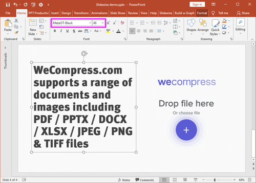 Why are fonts not displaying properly in your PowerPoint presentation?