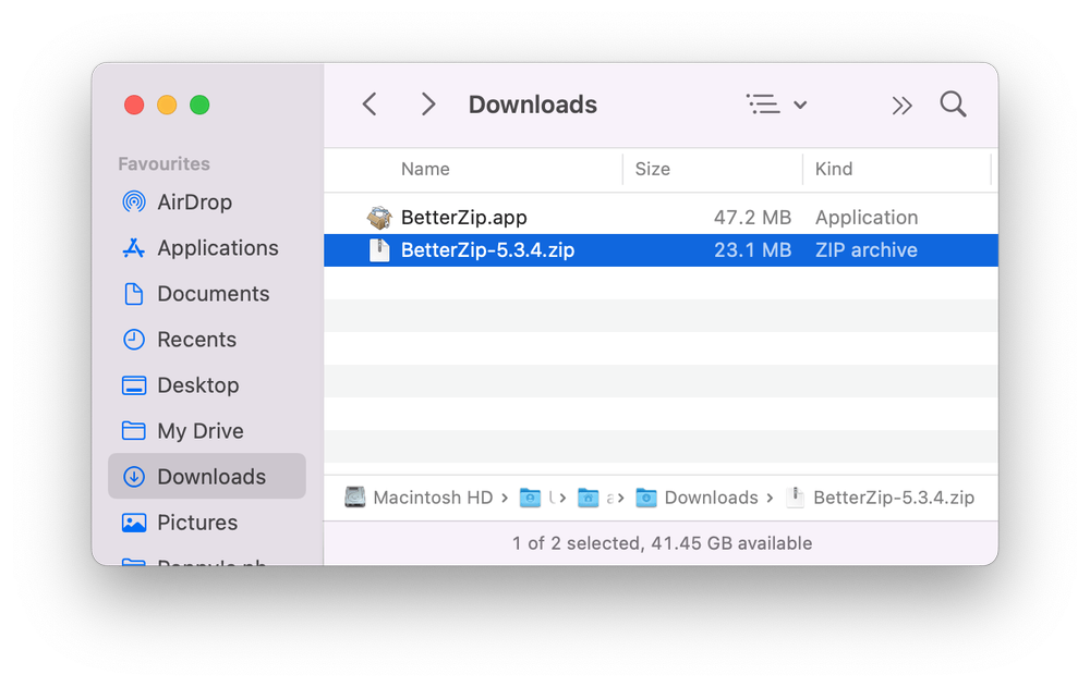 How to unzip Office files on Mac