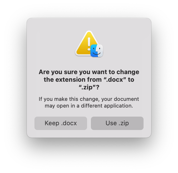 How to unzip Office files on Mac