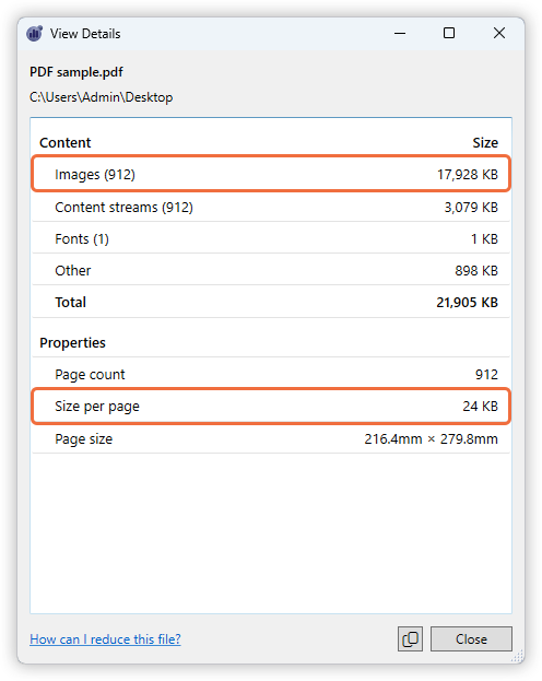 Why is my PDF file so big and how to reduce PDF file size?
